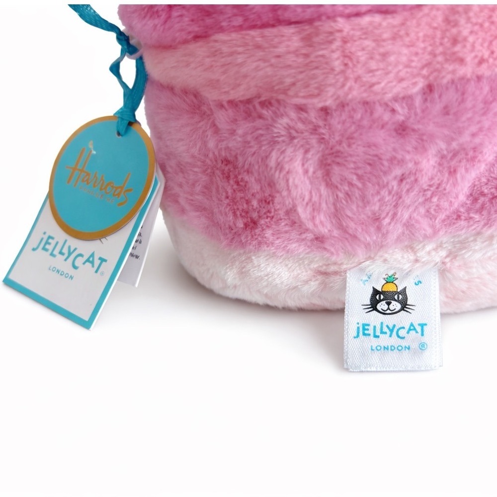 Jellycat Harrods Exclusive Cheryl Cherry Cake Plush Amuseables A2BCC NWT Rare - Picture 4 of 4